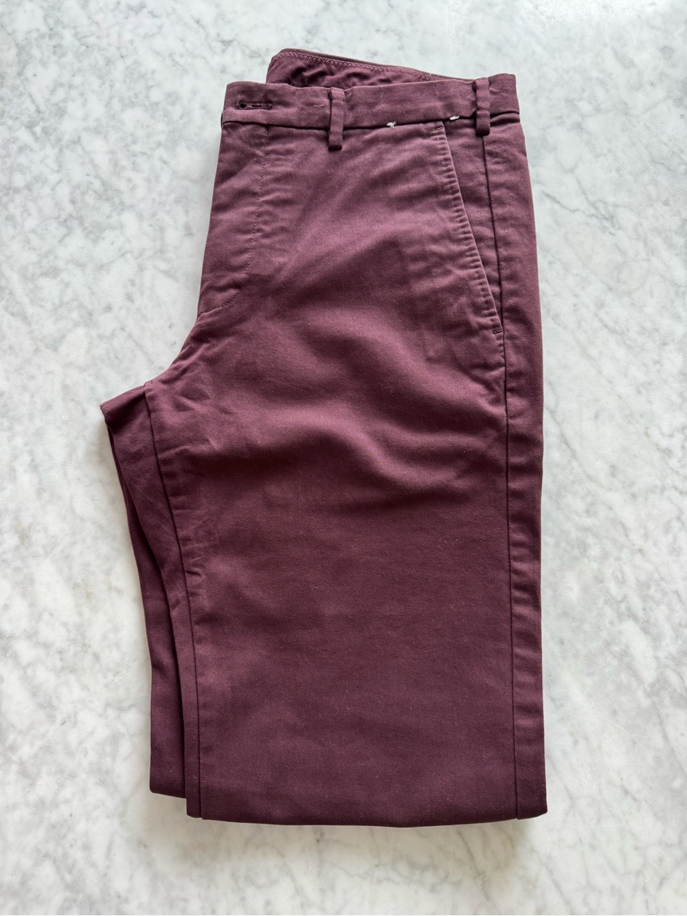 Uniqlo Men's Chinos in Dark Plum